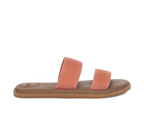 Sanuk Yoga Gora - Sanuk Sandals Womens Coral - Philippines EKMUYA594